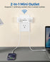 4 15A/1875W/125V, 4 Remote Control Outlet with Independent Control Sockets, WILAWELS Wireless Remote Light Switch
