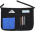 Qulkws 1 Pack Server Apron with Multiple Pockets Work Apron Black Half Aprons