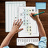 Set of Dry Erase Addition, Subtraction, Multiplication, and Division Practice White Board for Kids
