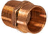 10-Pack 1/2-Inch Copper Male Adapter CxM, Sweat x MNPT, Certified Safe for Potable Water