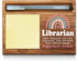 Librarian Sticky Note Holder, Office Decor, Thank You Appreciation Gifts for Women Self-Stick Note Pad Holders WPP14