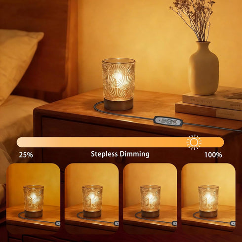 PWTZMYXGS Dimmable Night Light Bedside Lamp Touch and Tabletop Brightness Adjustable for Adults, in Bed at Night Put on