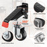 SPACEKEEPER 660 Lbs Workbench Casters Kit - Heavy Duty Retractable Caster Wheels for Machinery & Tables, 4 Pack