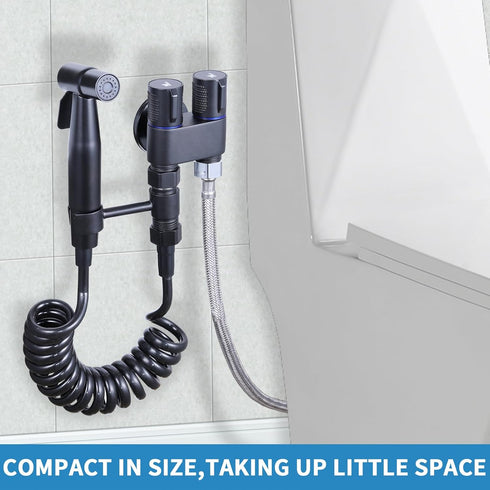 Peisaluo Handheld Toilet Bidet Sprayer for Toilet, Muslim Shower Bidet Toilet Hose Sprayer Kit, Jet Spray Bidet