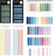 BAYTORY 1720 Sheets Transparent Sticky Tabs, Clear Sticky Notes, Long Page Book Markers, Index Tabs, Tape Flags for