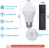 A19 Bulbs, 800LM 9W, 60W Bulbs, Dimmable Bulb 3000K-6000K, E26 80+,2.4GHz, 25,000 (9W-1 Remote-3 Bulb) Gupuzm LED