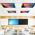 seewan 4x2 2 Pack, ft Magnetic Fluorescent Light Covers Fabric Light Filters for Home Classroom Office LED Ceiling