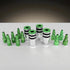 Colorfit by Milton Coupler & Plug Kit (A-Style) with Rubber Bumpers - 14-Piece Quick Connect Hose Fittings