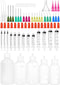 Glue Syringe Needle Tip Squeeze Bottles Set, 1ml-100ml with 14G-25G Blunt Needle Tip for Oil, Ink, and Art Crafts