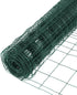 YardGard Welded Wire 2X3 Inch Mesh, 24 Inch X 25 Foot, 16 Gauge Green Vinyl Coated Steel Wire Fence