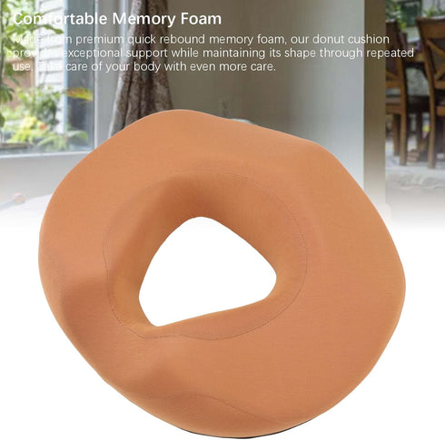 Portable U-Shaped Memory Foam Donut Cushion (Orange)