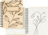 Juvale 4 Pack Wooden Cover Notebook, Spiral Bound Unruled Plain DIY Craft Journal, 20 Sheets Each (4.5 x 5.8 Inches)