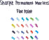 Sharpie Permanent Markers, Fine Point, Purple, Box of 12 for Various Marking Needs