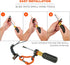 Hand Tool Attachment Slips, Easy Slide On Design, Connects to Tool Lanyards, Variety Pack, 4-Pack