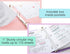 BAZIC 3 Ring Binder, 1" Economy View Binders Organizer, Pastel Color, Holds 175 Sheets, 4-Count
