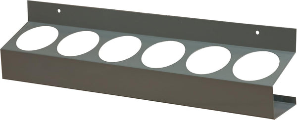 Durham 385-95 Gray Cold Rolled Steel 6 Sections Aerosol Can Caddy, 21-1/2" Width