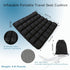 seektik Upgraded Inflatable Travel Seat Cushion for Airplane and Car, Portable Air Cushion for Long Flights, Office