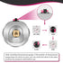 Glycerin Filled Pressure Gauge 0-160psi/kpa, 2-1/2" Dial, Stainless Steel Case, 1/4" NPT Center Back Mount