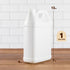 kitchentoolz 1 Gallon Jug F-Style HDPE Container with Secure Seal Lid - Heavy-Duty Storage, Chemical & Water Transport Reusable Bottle- Pack of 2
