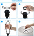 8 9 10 11 Inch 2 Set 3/8 E14 E26 E27 PATIKIL Lamp Harp Kit with Finial, Adjustable Lamp Shade Bracket Holder with IP