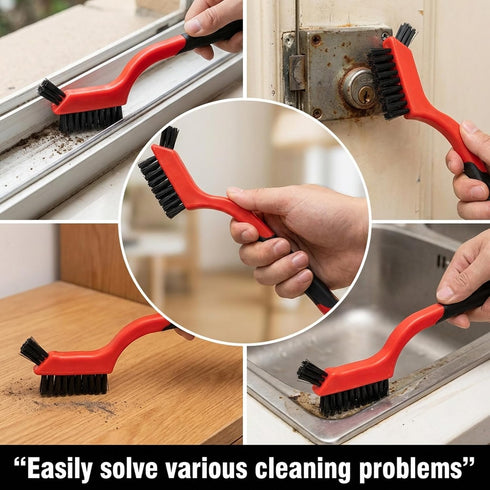 Ptwola 6 Pack Set Nylon Brush for Cleaning Small Cleaning Brushes Mini Nylon Brush for Clean Dust in Holes Non Scratch
