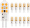 DiCUNO ProOE G4 LED Bulb 20W Equivalent, 12V, 1.5W JC Bi-pin Base, Warm White 2700K, 180LM, Pack of 10 Landscape Bulb