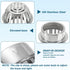 PATIKIL Dome Gutter Guard Filter, 304 Stainless Steel Strainer for 3.9-4.1 Inch Downspouts