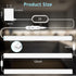 3 12 Inch Counter Dimmable Counter, maylit Under Cabinet Lights Plug in, Pcs Multi-Color Under Cabinet Lighting, Bright