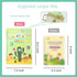 PracticeJQDEN 3-8 3D 5-Book Set Large Reusable Grooved Handwriting Practice Workbooks for Kids Ages Magic Disappearing