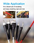 MILAPEAK 300 PCS Heat Shrink Tubing Kit - Marine Grade Adhesive Lined 3:1 Ratio Shrink Wrap - Black, Red