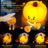 Dimmable Pumpkin Night Light, Rechargeable Baby Light, Halloween Night Light with Timer, Soft Squeezable Touch Lamp