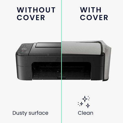 TS3550i TS3551i kwmobile Dust Cover Compatible with Canon PIXMA / - Printer Case - Fabric Protector Cover - Light Grey