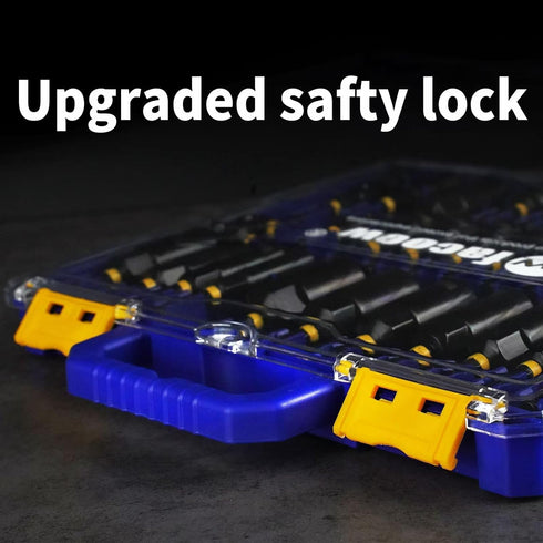 55PCS Set Nutsetter,Storage Facoow Impact Nut Driver Magnetic, SAE&Metric Nut Drivers, Deep Impact Nut Drivers, Impact