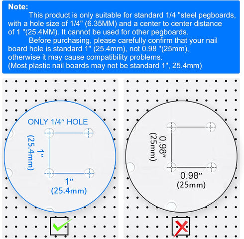 Pegboard Tools Shelves,Tool Organizer,be used to Store Various Screwdrivers,Wrenches,Sockets,etc (Wrench Storage Rack) by Daanxw