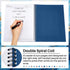 Jutom 2 Pads Jumbo Left Handed Notebook, 11" x 8.5", Lefty Wire Bound Notebooks, 200 Pages, 100 Sheets, Spiral