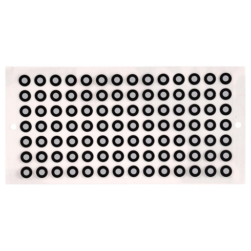 Fukaisu 588pcs 3D Scanning Dots, ID 3mm OD 6mm High Precision Adhesive Tracking