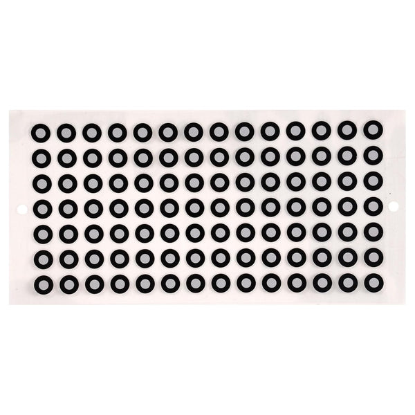 Fukaisu 588pcs 3D Scanning Dots, ID 3mm OD 6mm High Precision Adhesive Tracking