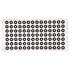 Fukaisu 588pcs 3D Scanning Dots, ID 3mm OD 6mm High Precision Adhesive Tracking