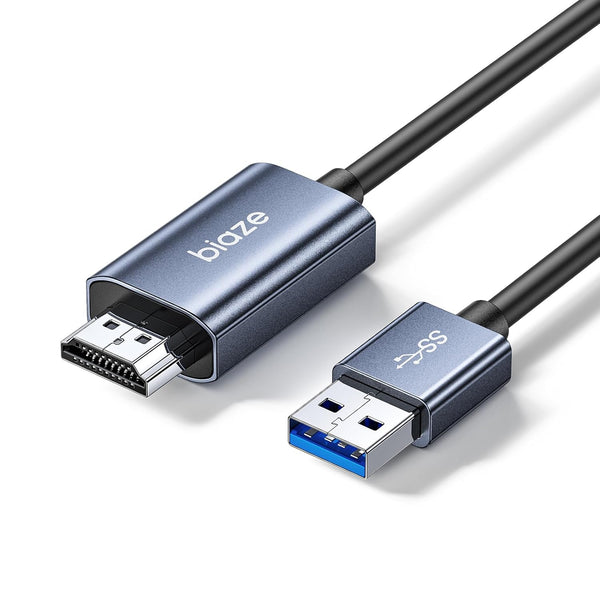 USB 3.0 to HDMI Cable 5Ft, 1080P@60Hz 5Gbps USB to HDMI Adpter