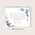 Hummingbird 5.5x4.25 Personalized Sympathy Thank You Cards, Funeral Thank You Cards, Bereavement Notes with Envelopes