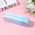 YYaaloa Colorful Silicone Pencil Case, Waterproof Aesthetic Pencil Pouch Small Bag for Women, Makeup Pouch (Blue)