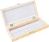 Microscope Slide Box, Large-Capacity Wooden Storage Box for Biological Slide Collection