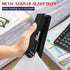 Metal Stapler, Heavy Duty 50 Sheet Capacity, Includes 1750 Staples and Staple Remover, Non-slip Office Stapler, Black