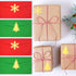 Christmas Envelopes with Green and Red Design, 200 Pcs Self Adhesive Greeting Card Pockets for Holiday Letters