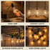10 Pack ST40 Bulbs 7W E17 Bulbs Replacement for Outdoor String Lights, Intermediate Base Clear Incandescent Edison
