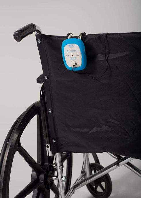 Patient Aid Chair & Bed Alarm - Magnet Pull Cord Alarm for Elderly & Dementia Patients, with Battery