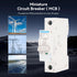 AC 1 Pole Miniature Circuit Breaker, 110V-240V 20Amp, Custom MCB Thermal Magnetic Trip for Solar AC System