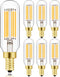 Leools E12 LED Bulb, Dimmable 6W Equal to 60 Watt, Soft White 3000K, E12 Candelabra Bulb, 6-Pack
