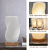 Zenply Dimmable Novelty Small Table Lamp, Vintage Style Striped Night Light for Bedroom, Living Room, Kids Room