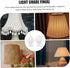 2pcs DOITOOL Shade Knob Light Knob Light Finial Accessory Finial Decor Lampshade Holder Durable Lamp Shade Decorative